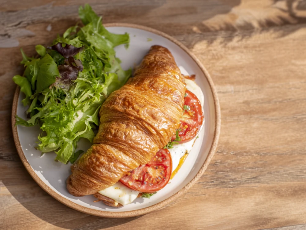 Cheese and Tomato Croissants