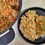 One Pot Pesto Chicken Orzo