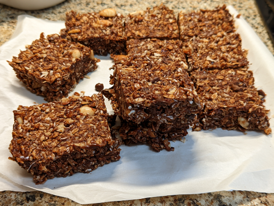 Almost No-Bake Nutella Bars