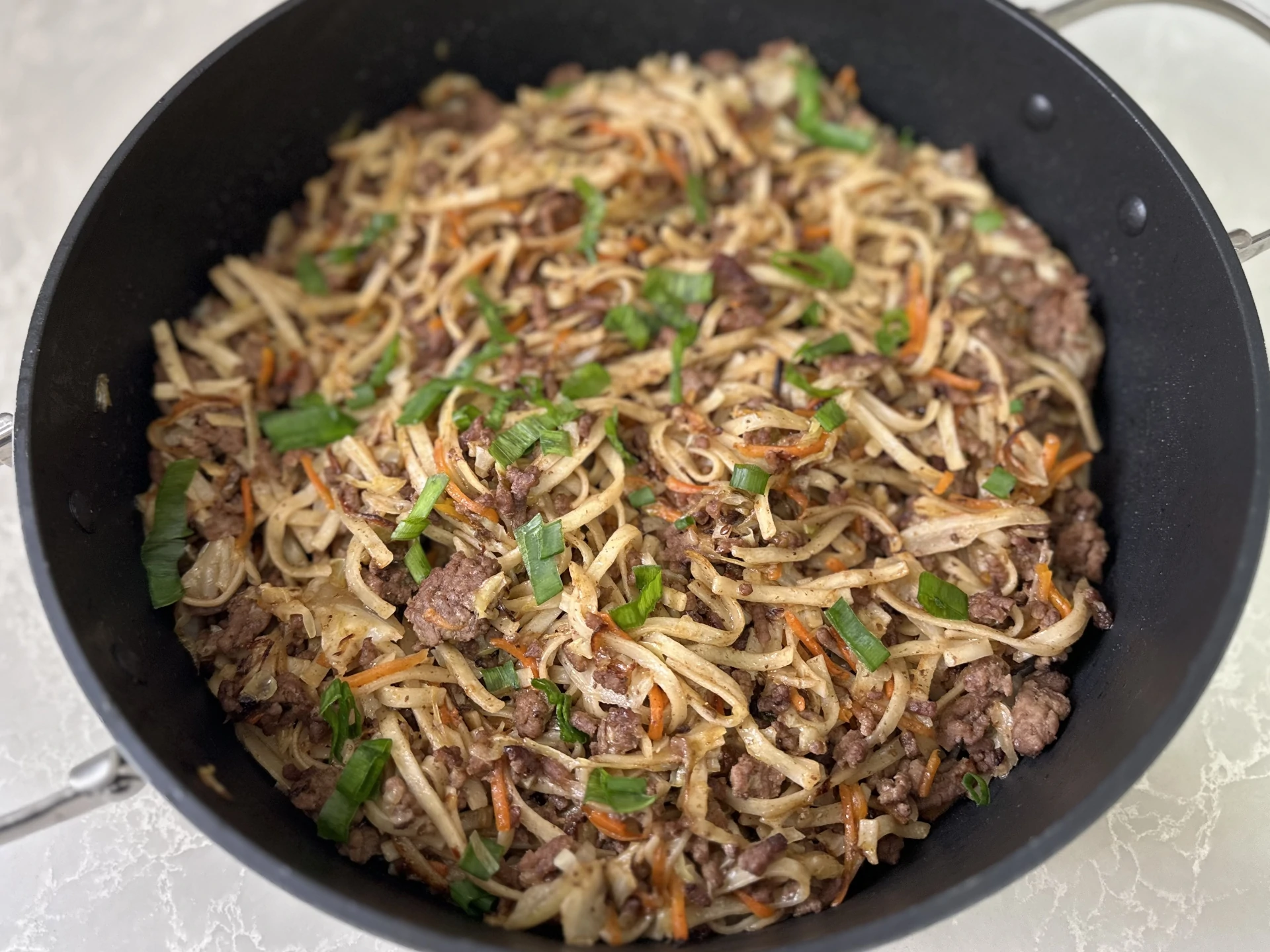 4-Ingredient Beef Noodle Stir Fry