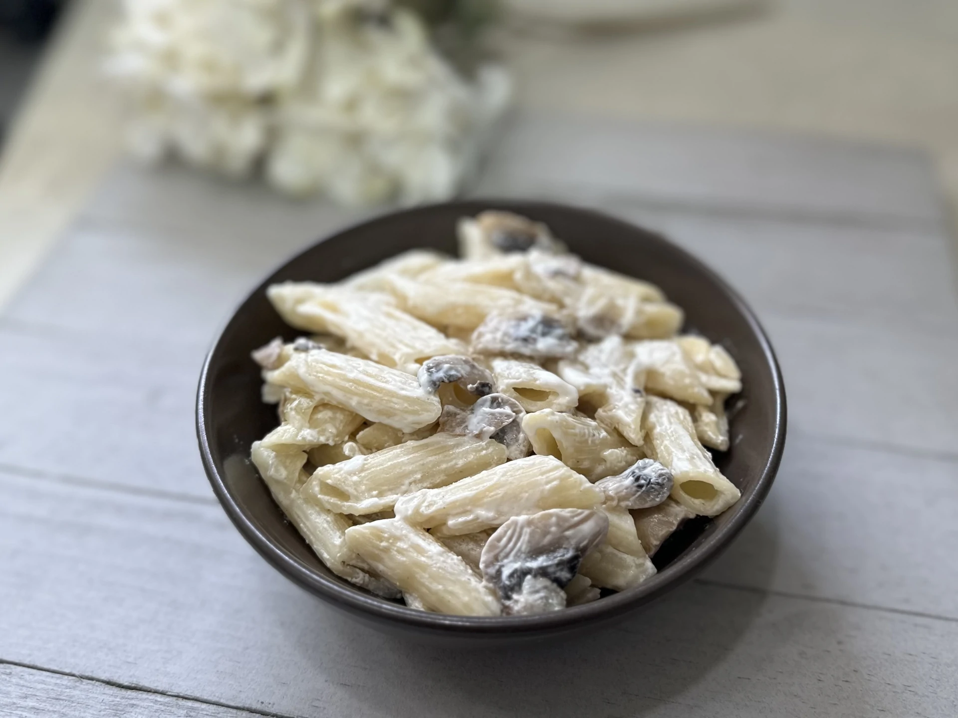 Nava’s Creamy Mushroom Pasta