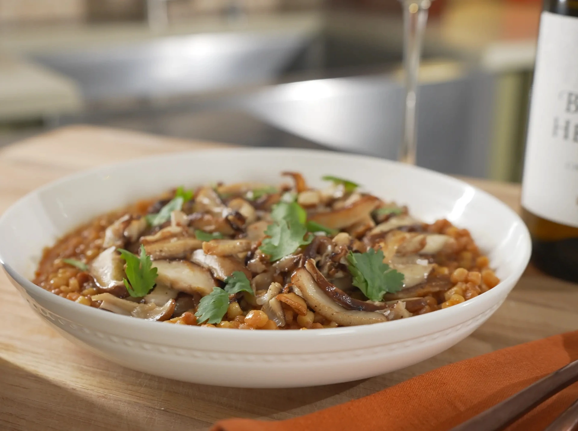 Farfel with Mushrooms