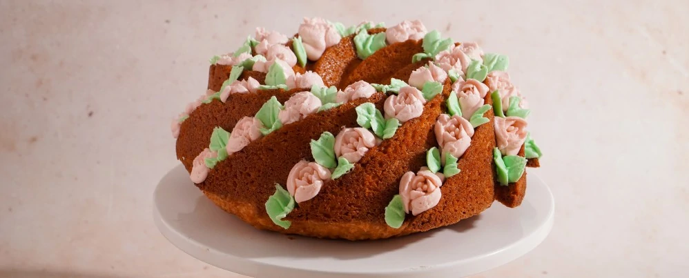 A Blooming Har Sinai Bundt Cake