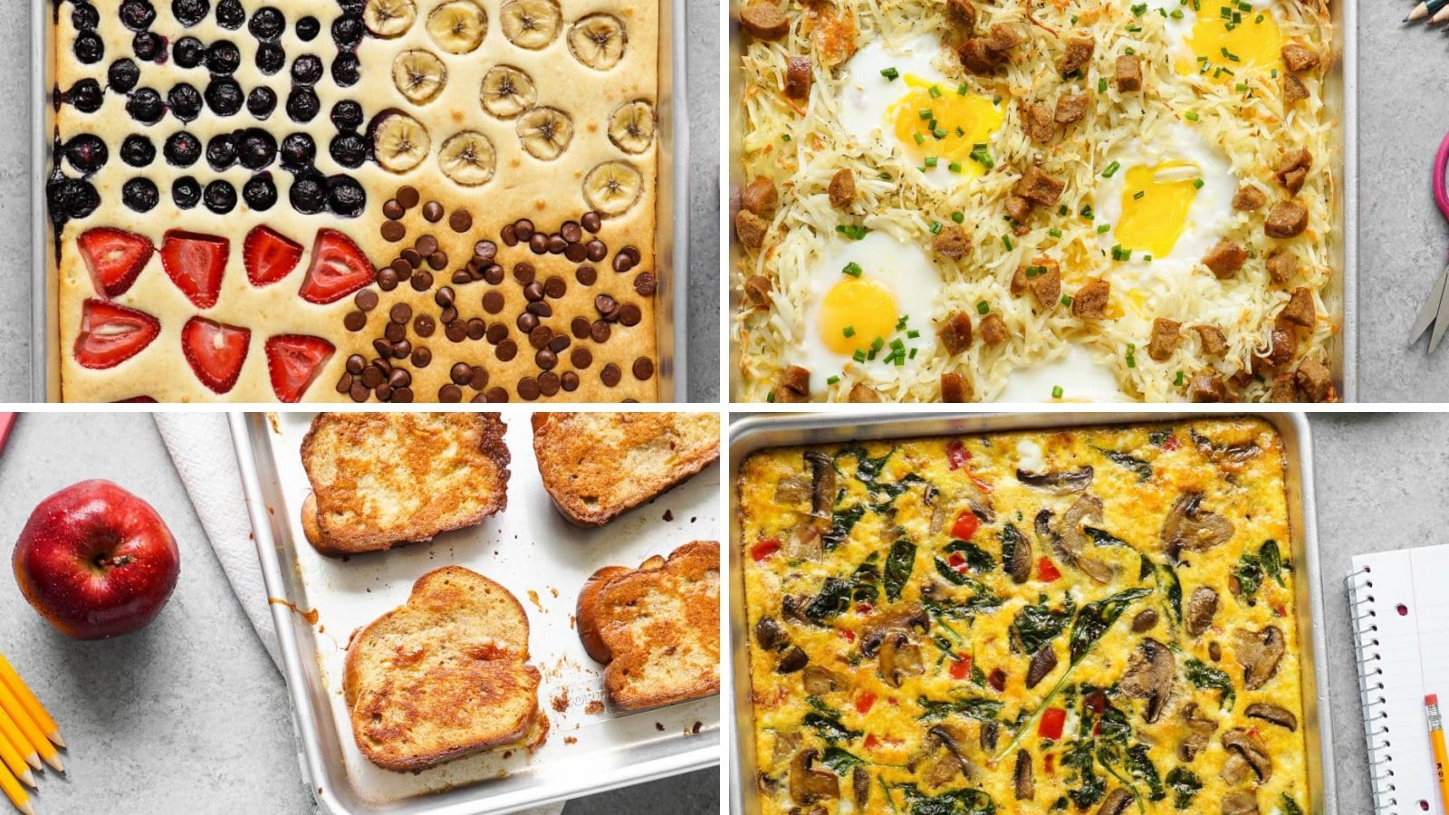 4 Sheet Pan Breakfasts Perfect For Back To School