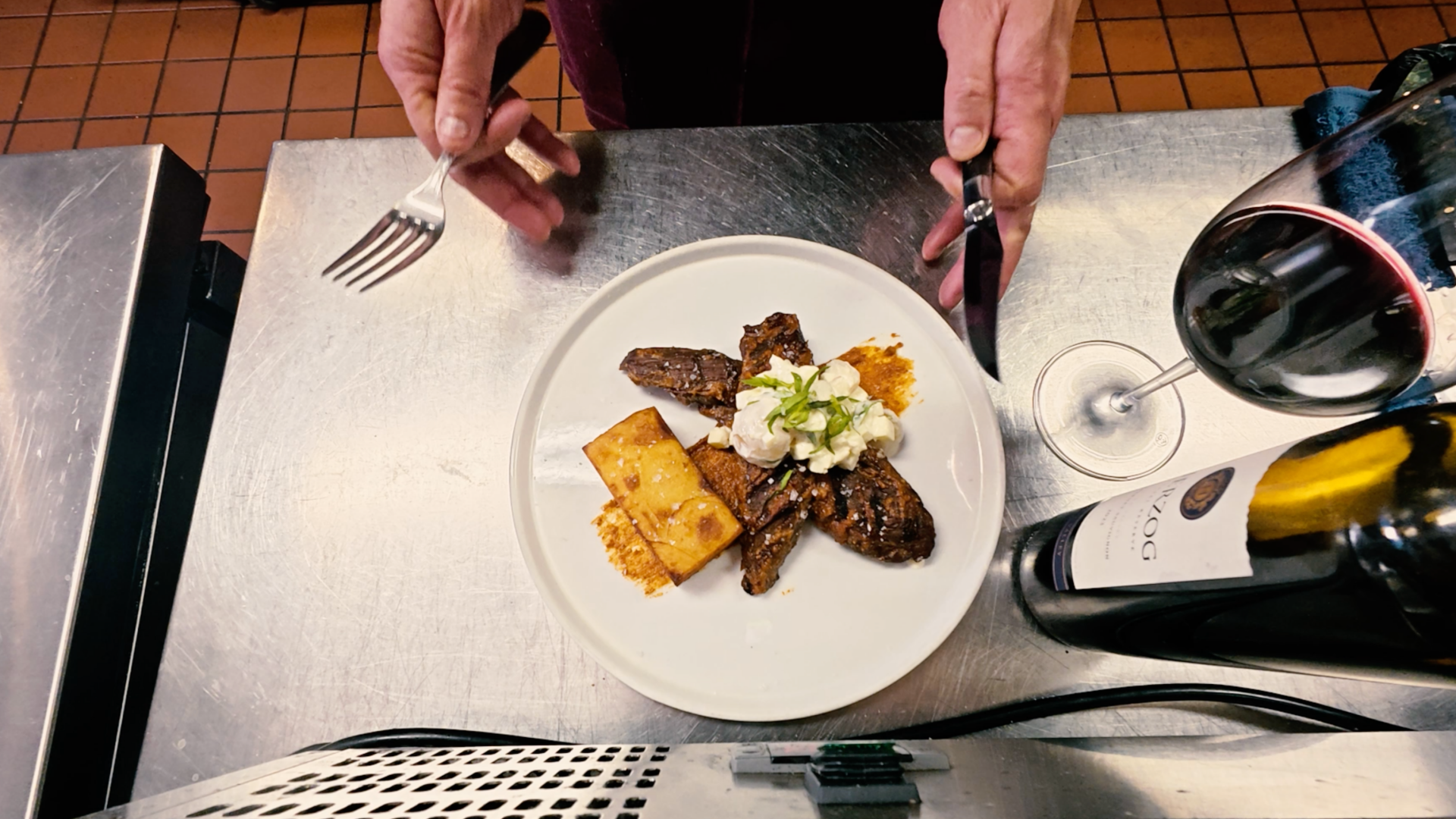 Grilled Date Hanger Steak