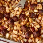 Sheet-Pan BBQ Meatballs and Potatoes (KFP)