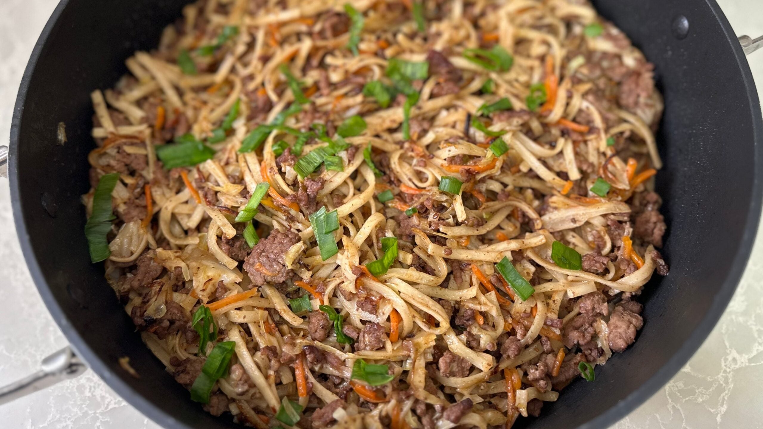 4-Ingredient Beef Noodle Stir Fry